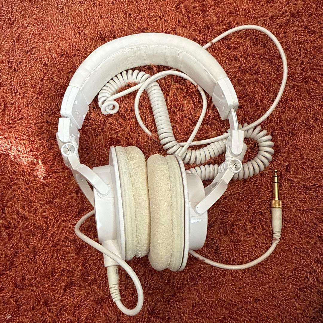 ATH-M50x ホワイト 有線ヘッドホン