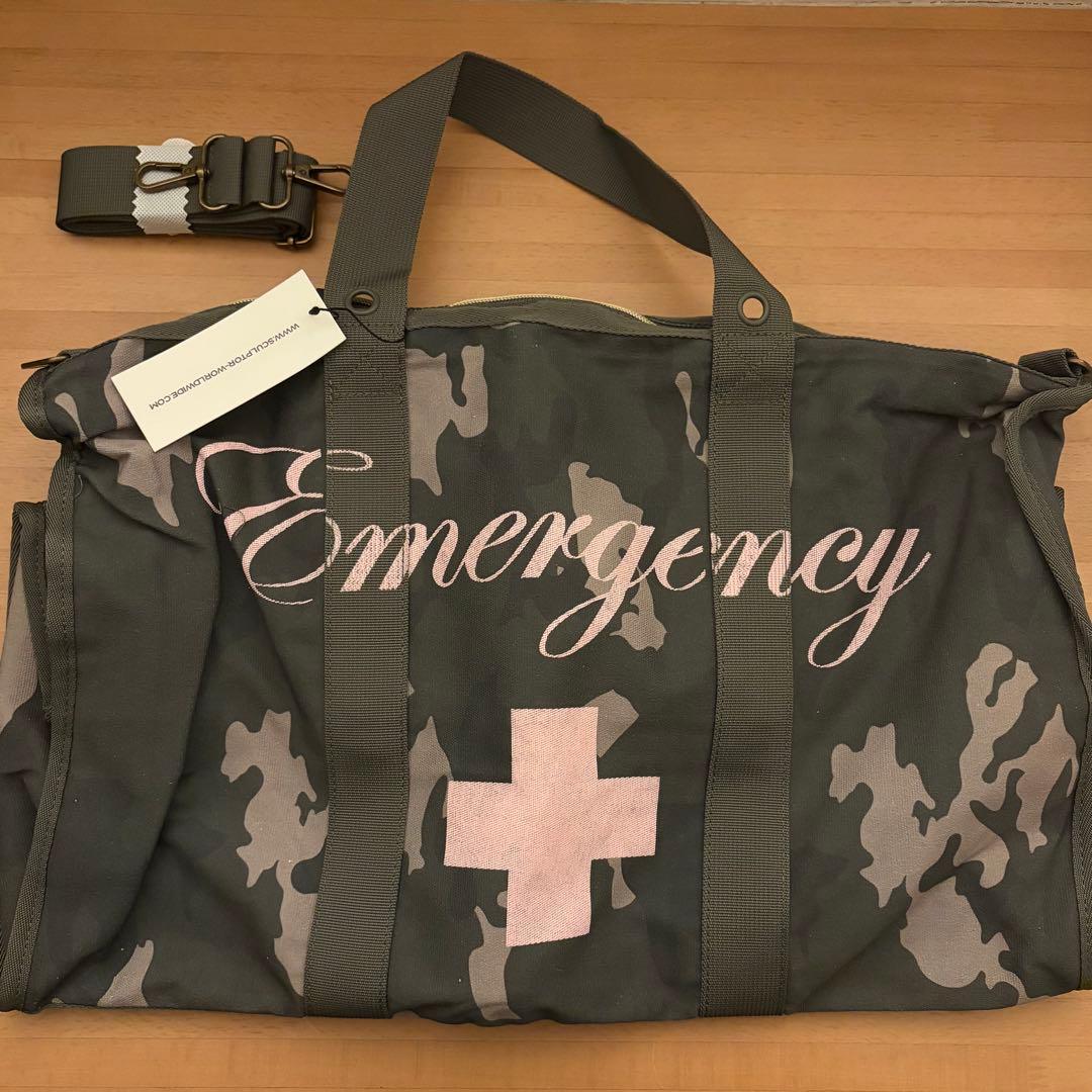 sculptor カモフラージュ柄 エマージェンシーバッグ