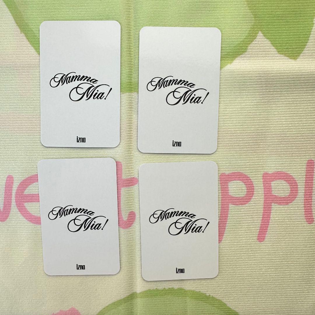 izna 3週目 限定 Mamma Mia トレカ 4枚