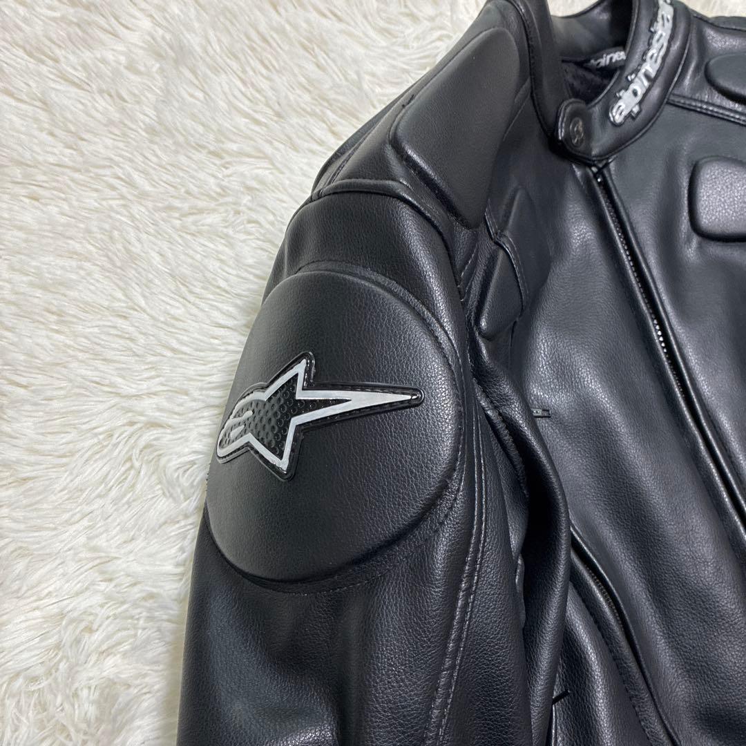 【美品】Alpinestars アルパインスターズ レザージャケット バイクM