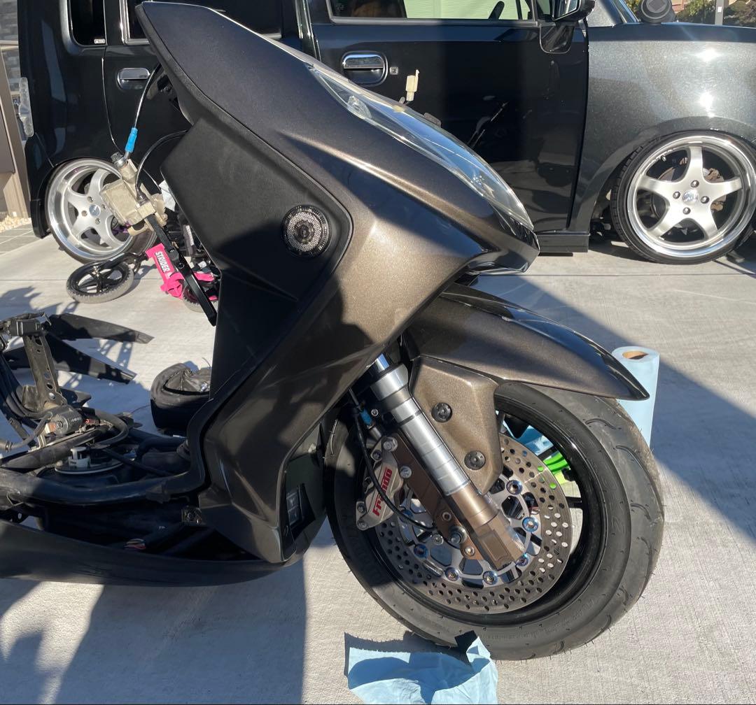 シグナスx 2型、3型KNフロントフォーク