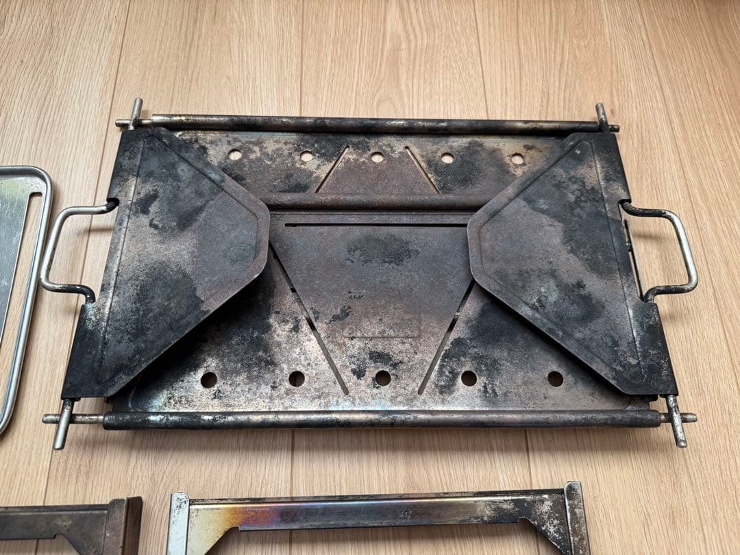 焚き火台SR ST-021と焼アミS-029HAのセット　 peak