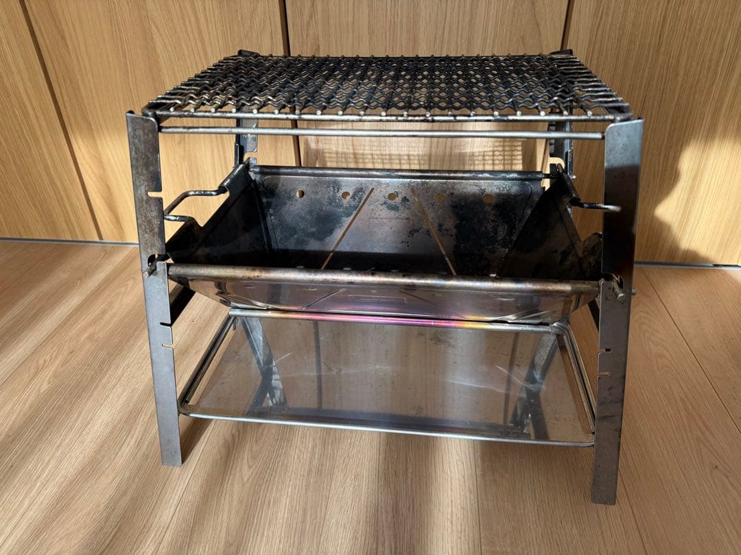 焚き火台SR ST-021と焼アミS-029HAのセット　 peak