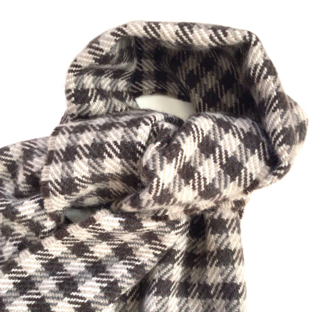 【新品】Drake's × BEAMS F チェック柄マフラー ストール西口修平