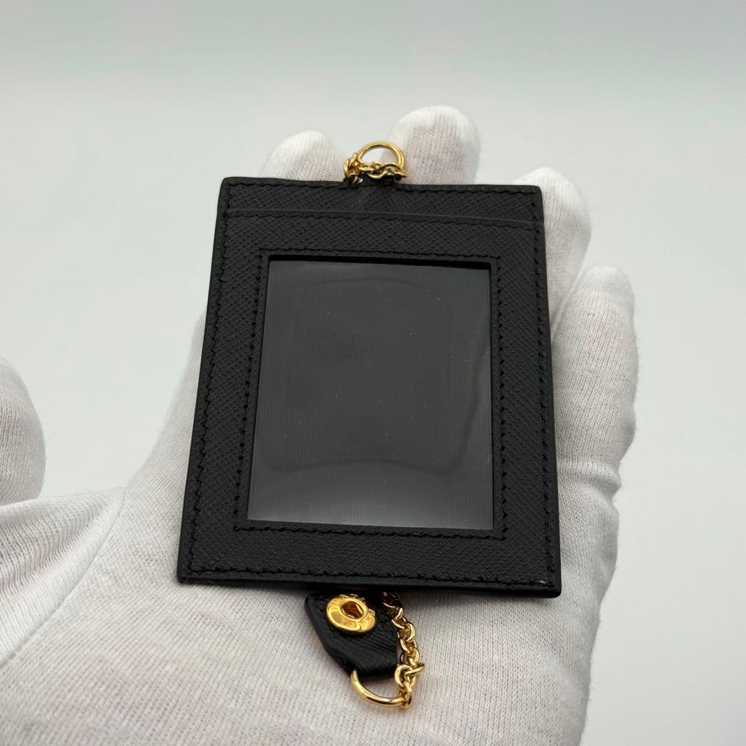 美品　Prada プラダ 長財布 サフィアーノレザー ブラック 1MH132