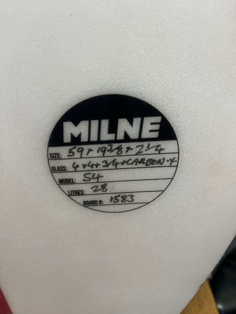 ミルン S-4 5'9サーフボード PU