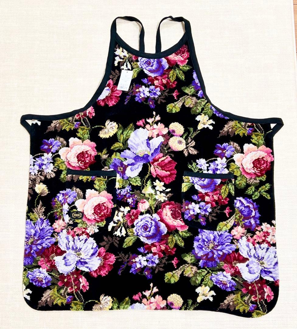 新品未使用 FEILER フルラージュ エプロン 黒