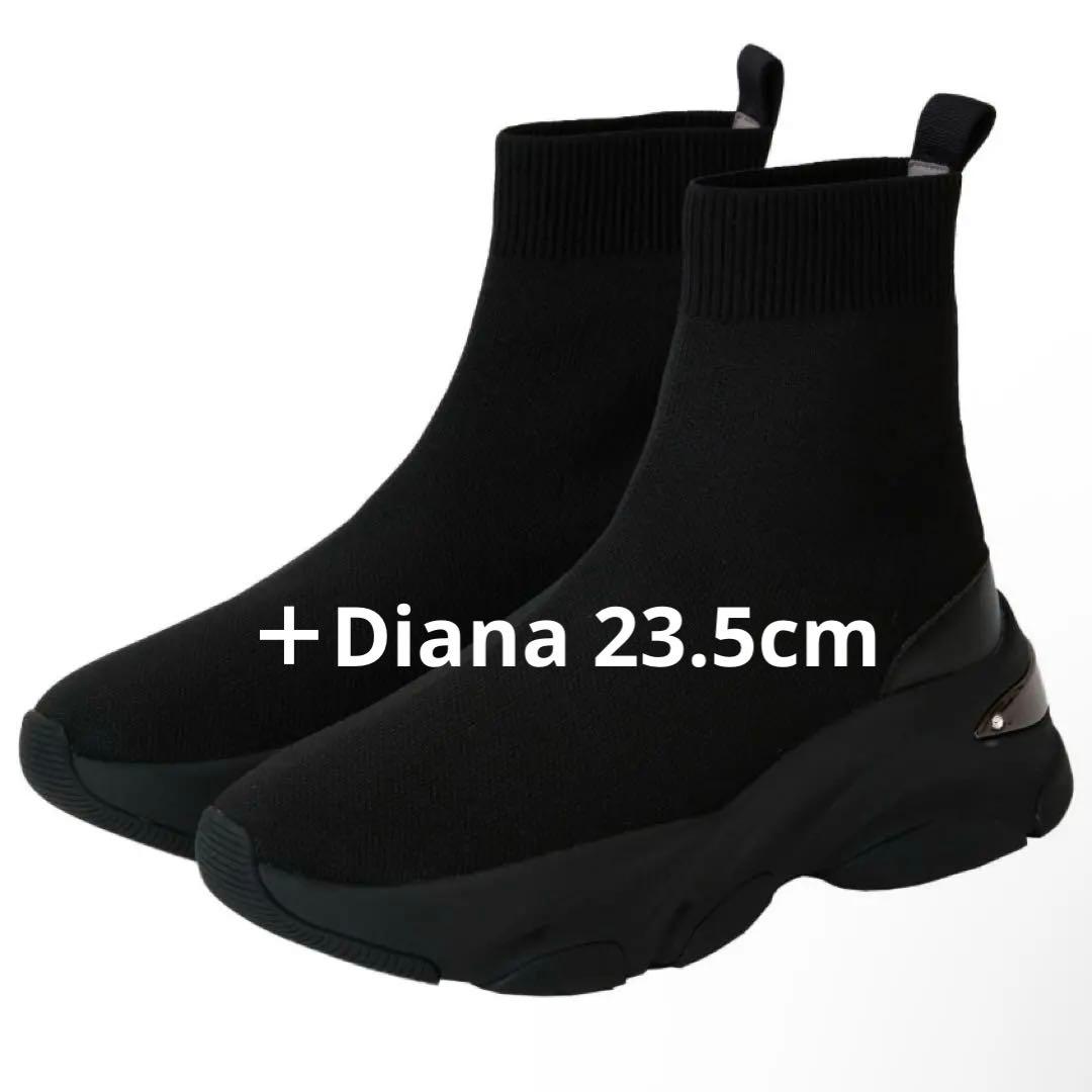 +diana 【撥水加工】軽量ニットソックススニーカー