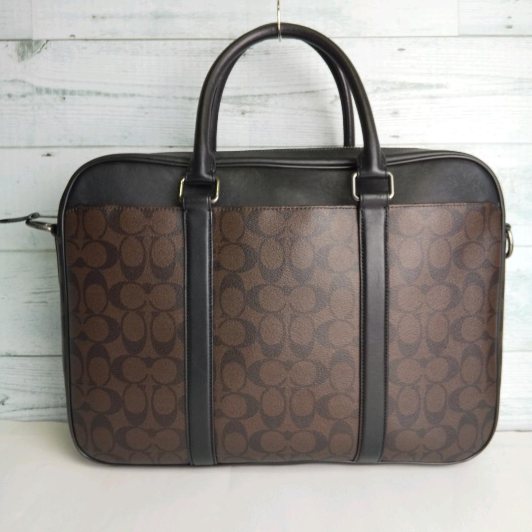 COACH ビジネスバッグ ショルダーバッグ ロゴ 2way  シグネチャー