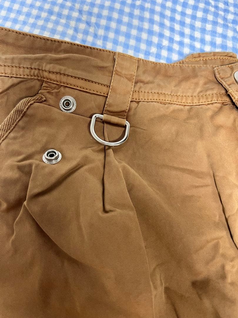 DIESEL ブラウンカーゴパンツ Dリング付き