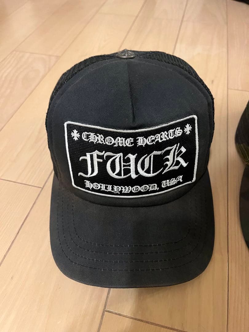 CHROME HEARTS 迷彩キャップ　黒キャップ　セット売りのみ対応