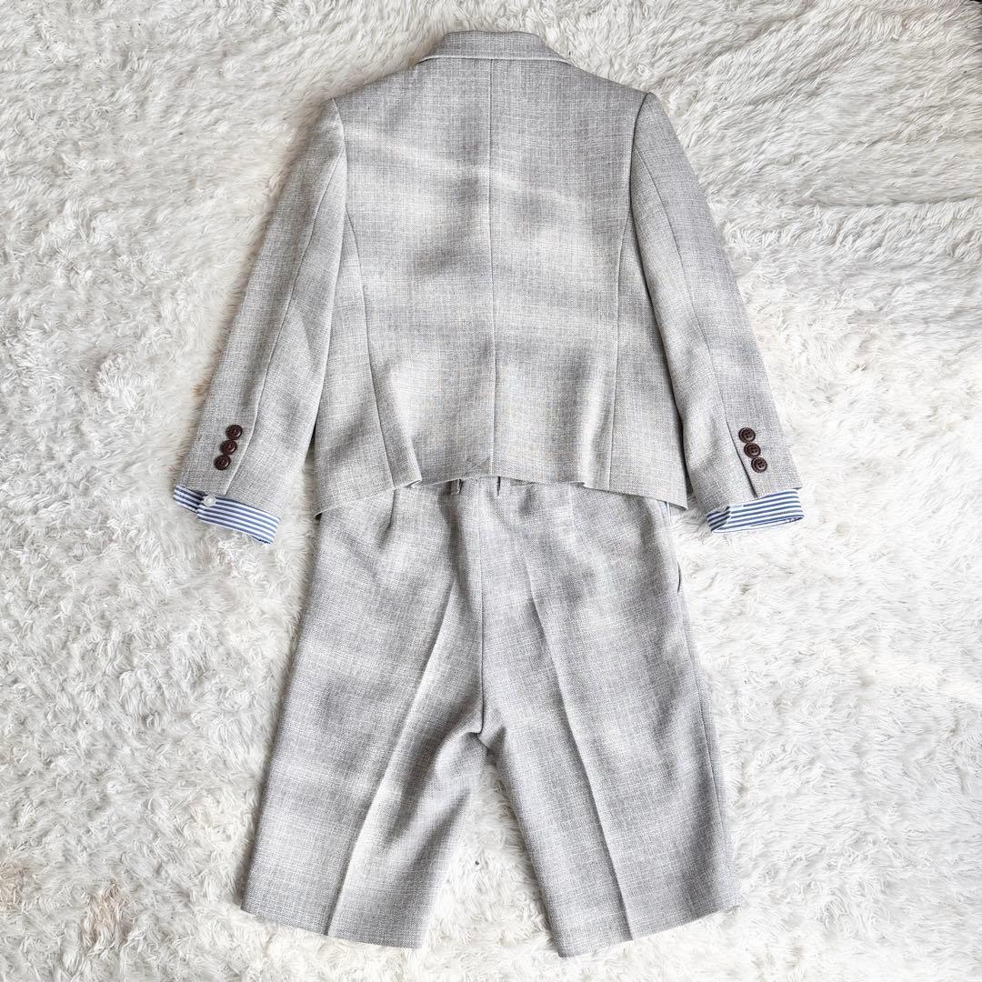 【極美品】petit mainフォーマル 120 男の子 4点セット