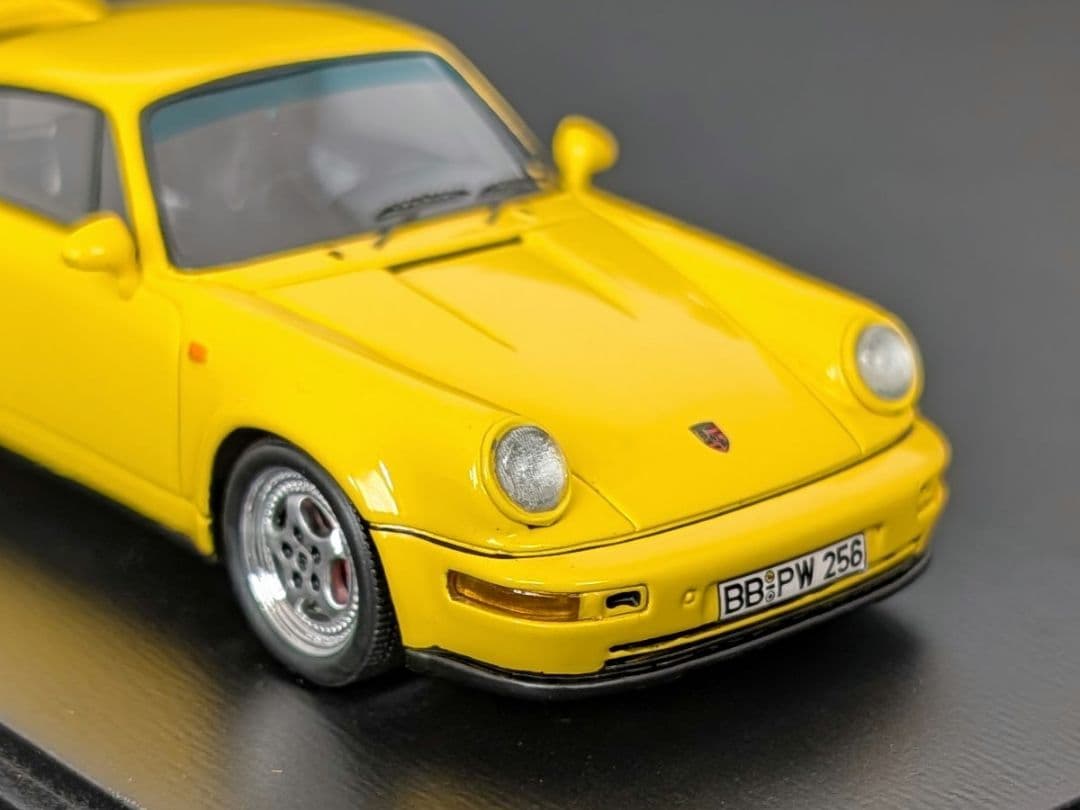 スパーク 1/43 ポルシェ 911 カレラ RS 3.8 1993 イエロー