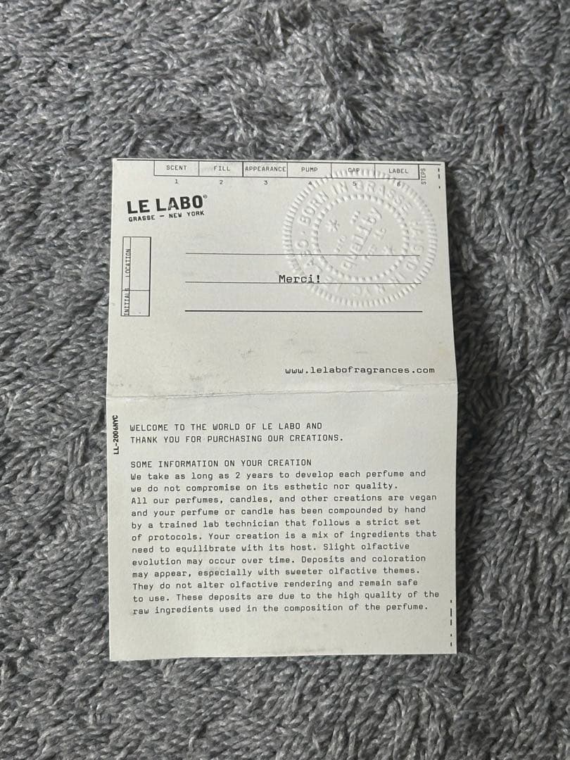 ルラボ アナザー13 100ml LE LABO Another13