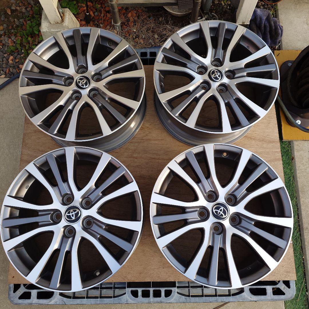 希少！トヨタ 純正ホイール17インチ　4本 ②