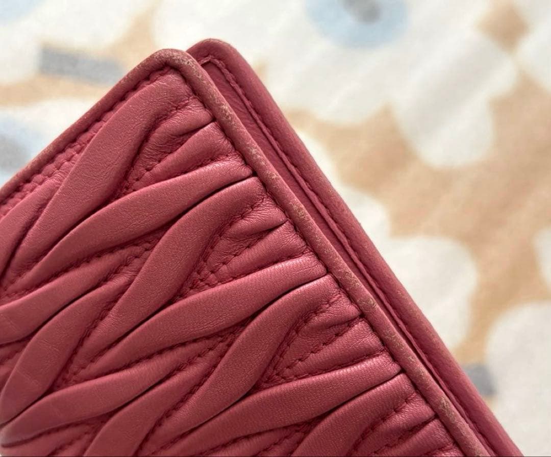 SALE✩.*˚MIU MIU マテラッセ ウォレット 二つ折り財布