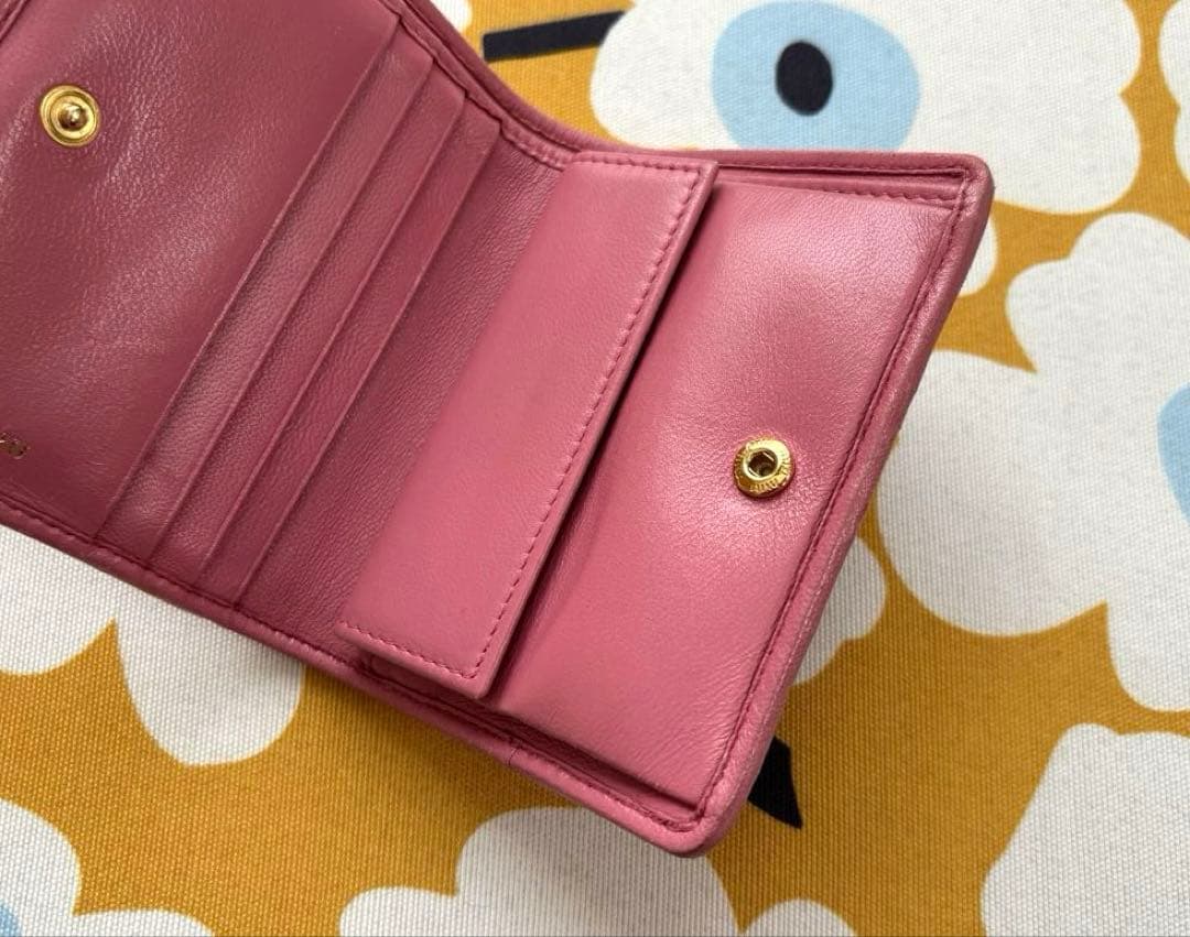 SALE✩.*˚MIU MIU マテラッセ ウォレット 二つ折り財布