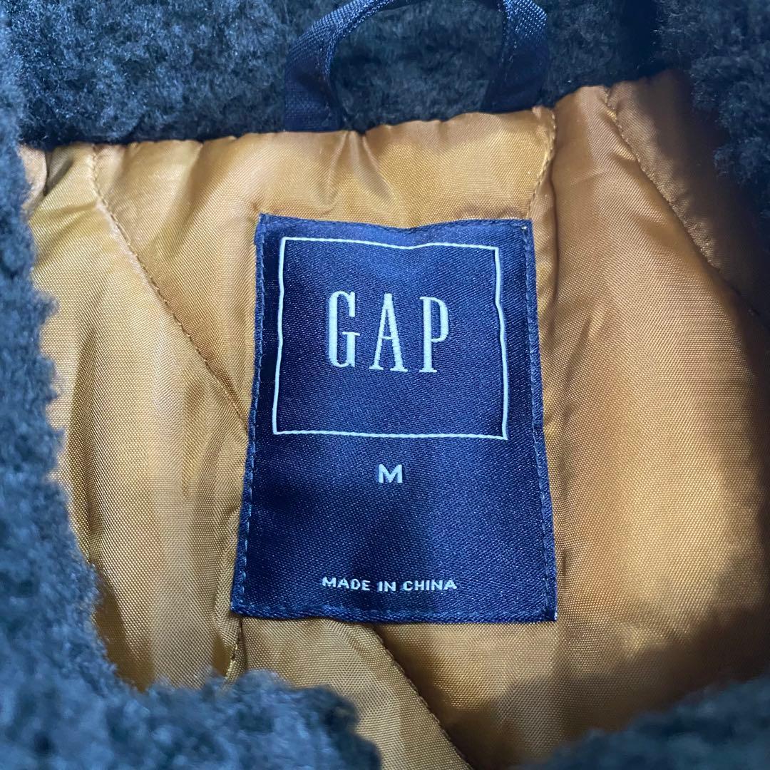 GAP ギャップ B15 G1 フライトジャケット 襟ボア ネイビー M 短丈