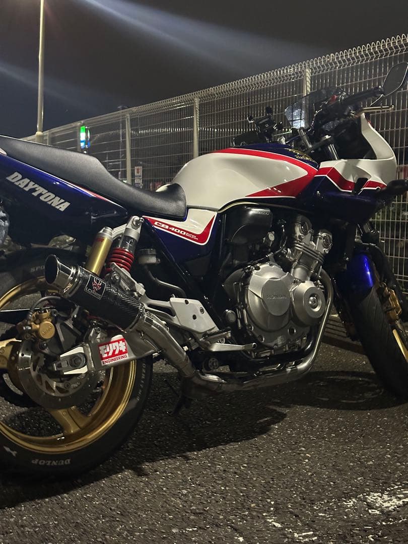ケンタcb400sf/sb lci スリップオンマフラー ショート管