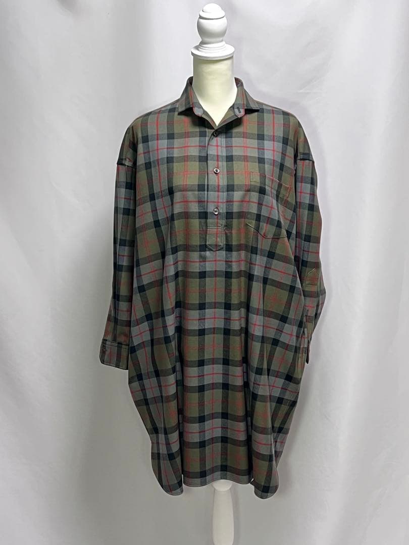 G様**オーバーサイズ チェック柄シャツ 長袖