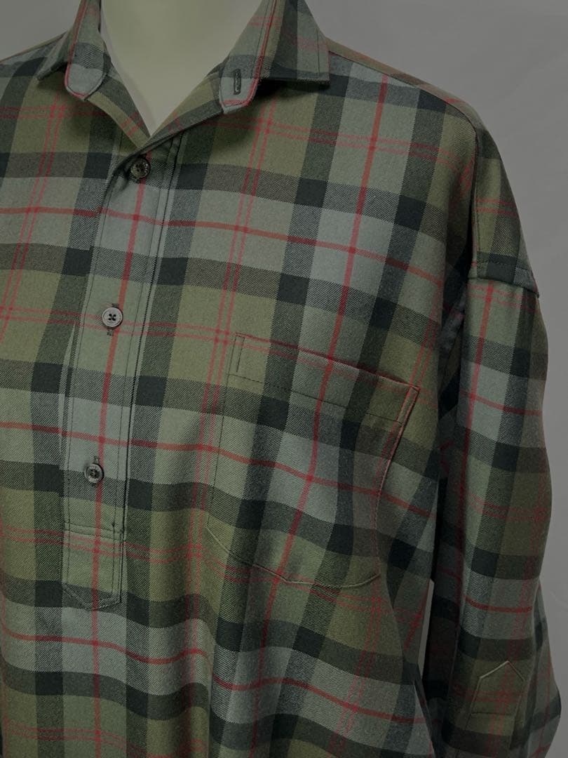 G様**オーバーサイズ チェック柄シャツ 長袖