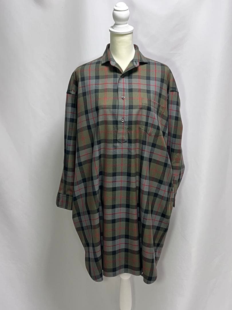 G様**オーバーサイズ チェック柄シャツ 長袖