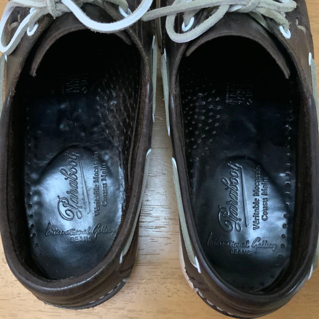 名作 パラブーツ × ビームス デッキシューズ 8(26.5〜27.5cm)