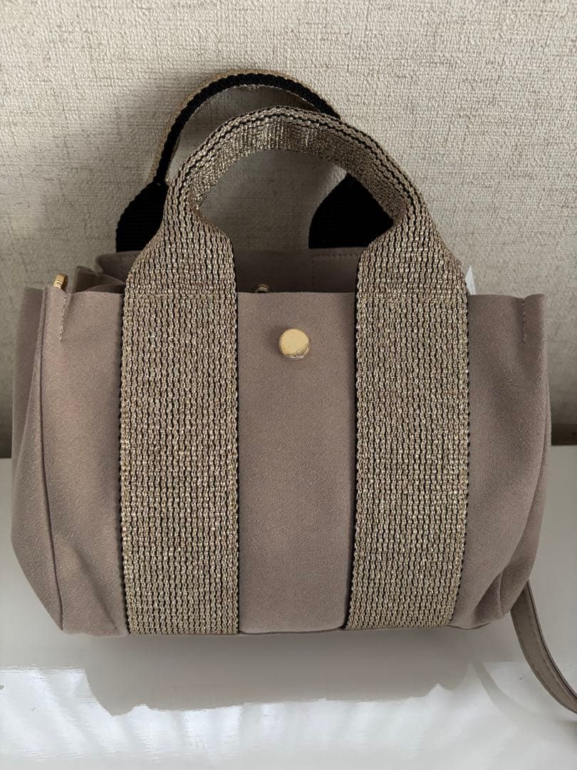 新品★半額‼︎日本製ヴィオラドーロ　高級ショルダーバッグ（布製エコバッグ大付き）