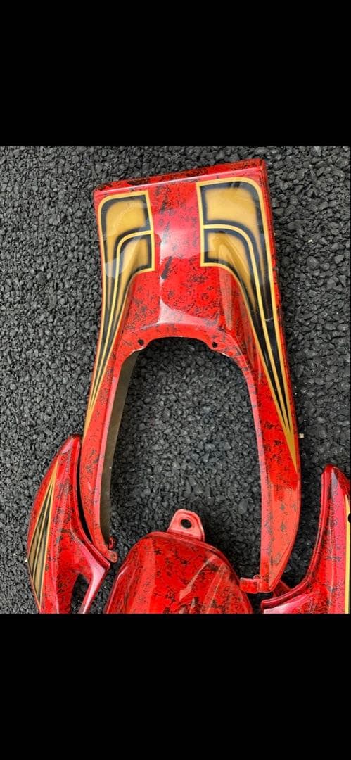 バリオス 外装 セット タンク サイドカバー テール レッド 赤 塗装