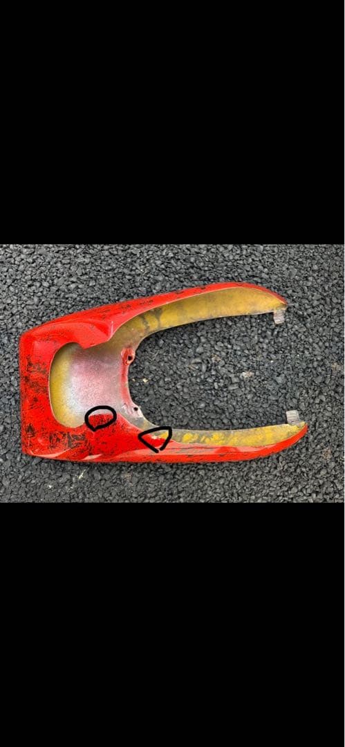 バリオス 外装 セット タンク サイドカバー テール レッド 赤 塗装