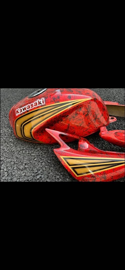 バリオス 外装 セット タンク サイドカバー テール レッド 赤 塗装