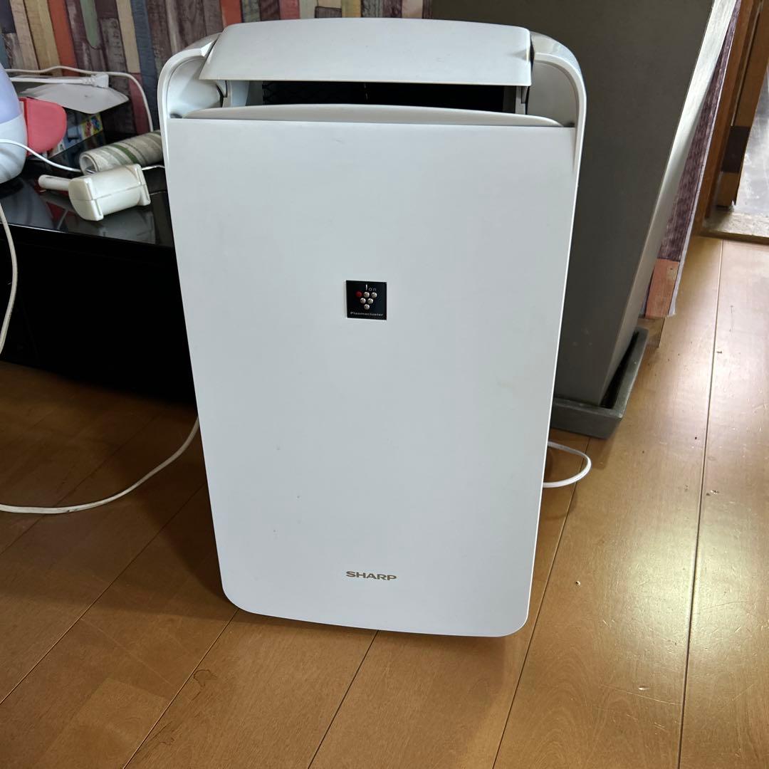 SHARP CM-J100W 除湿機 プラズマクラスター 部屋干し