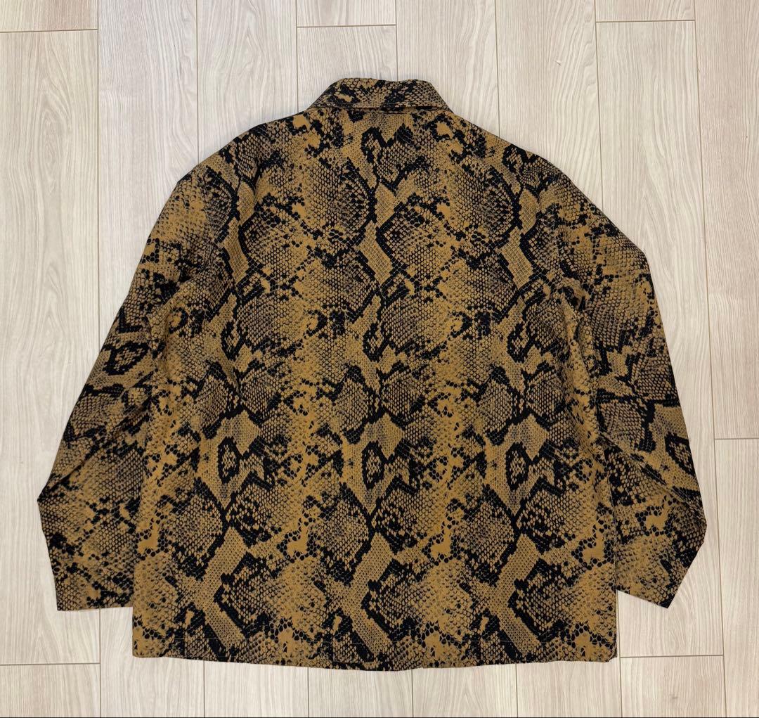 ワコマリア アーミーシャツ L パイソン シャツジャケット wackomaria