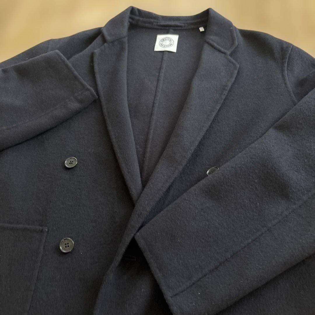 オーシバル　ダブルブレスト　ウールジャケット　bshop ネイビー　サイズ1 紺