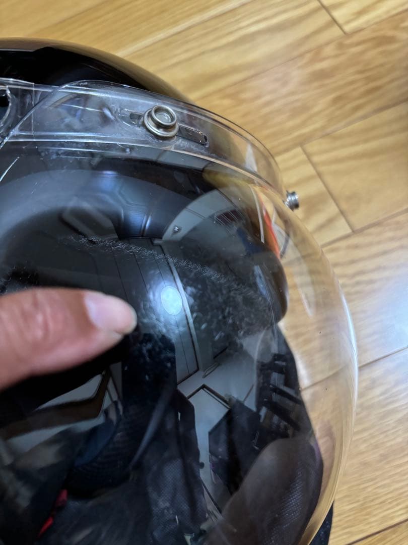 ホンダ Monkey 50周年記念 ヘルメット チェック柄 ブラック系 多分L