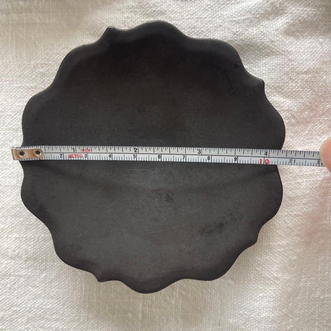 木下和美さんのシルバーと黒の茶器セット