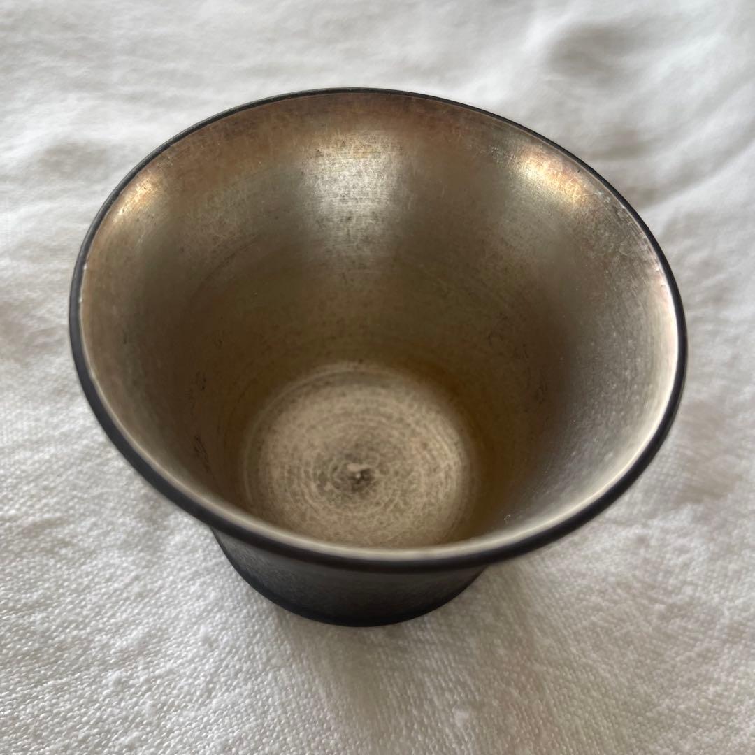 木下和美さんのシルバーと黒の茶器セット