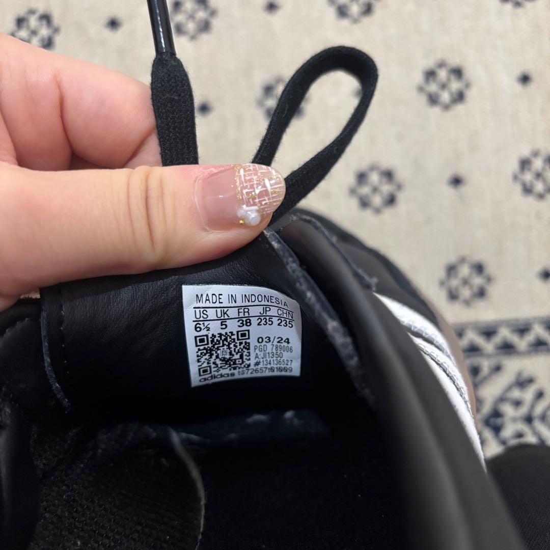 adidas Samba ブラック　サンバ　スニーカー　23.5 厚底