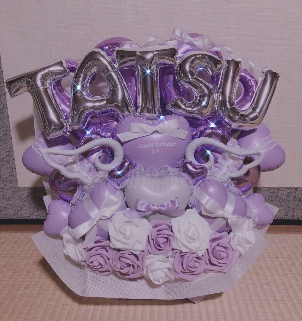 yuso　バルーンブーケ　生誕祭　推し　プレゼント　フラスタ　卓フラ