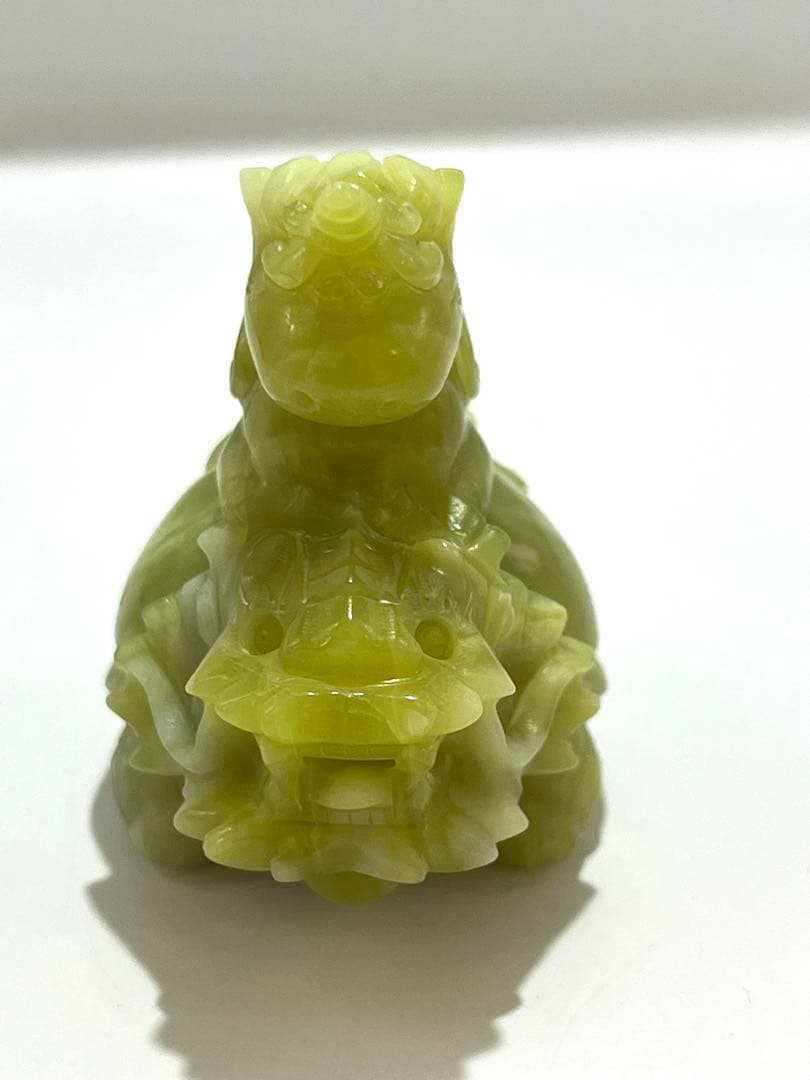 2点セット‼️菜花玉のロングイユニコーンの置物