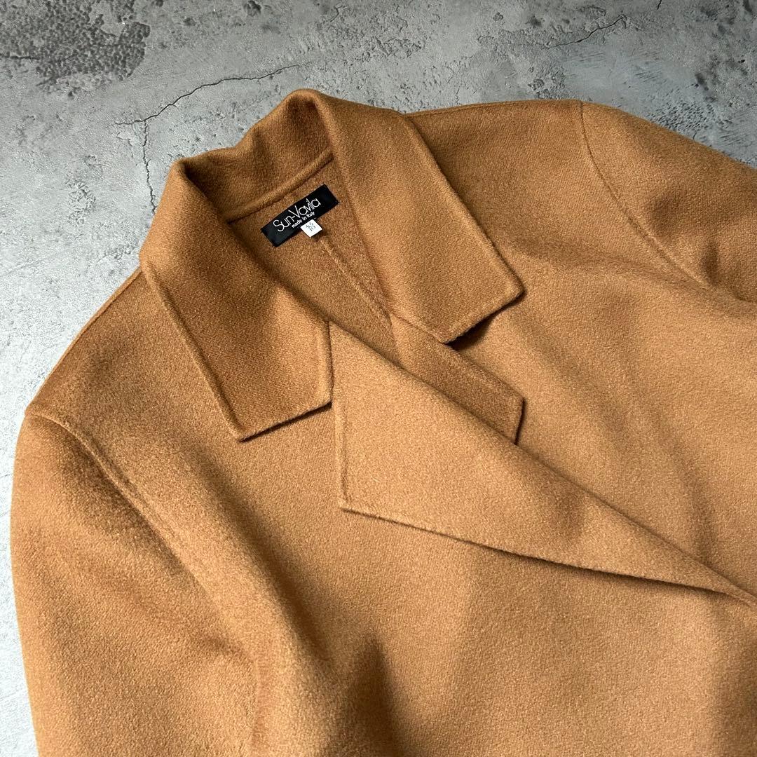 美品 SUN-VAVILA Loro Piana カシミヤ チェスターコート