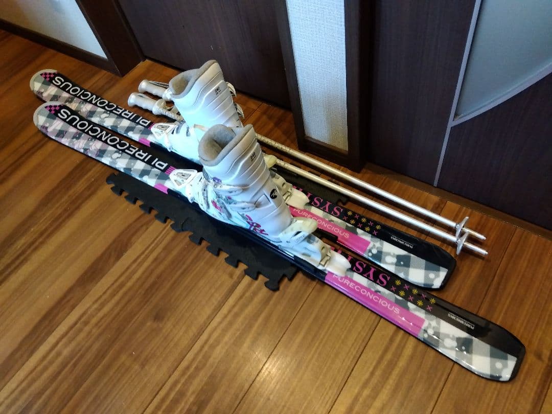 人気♥PURECONSCIOUS/レディース用/スキーセット/メンテ・WAX済✔