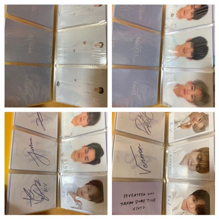 seventeen  ドームツアー　トレカ