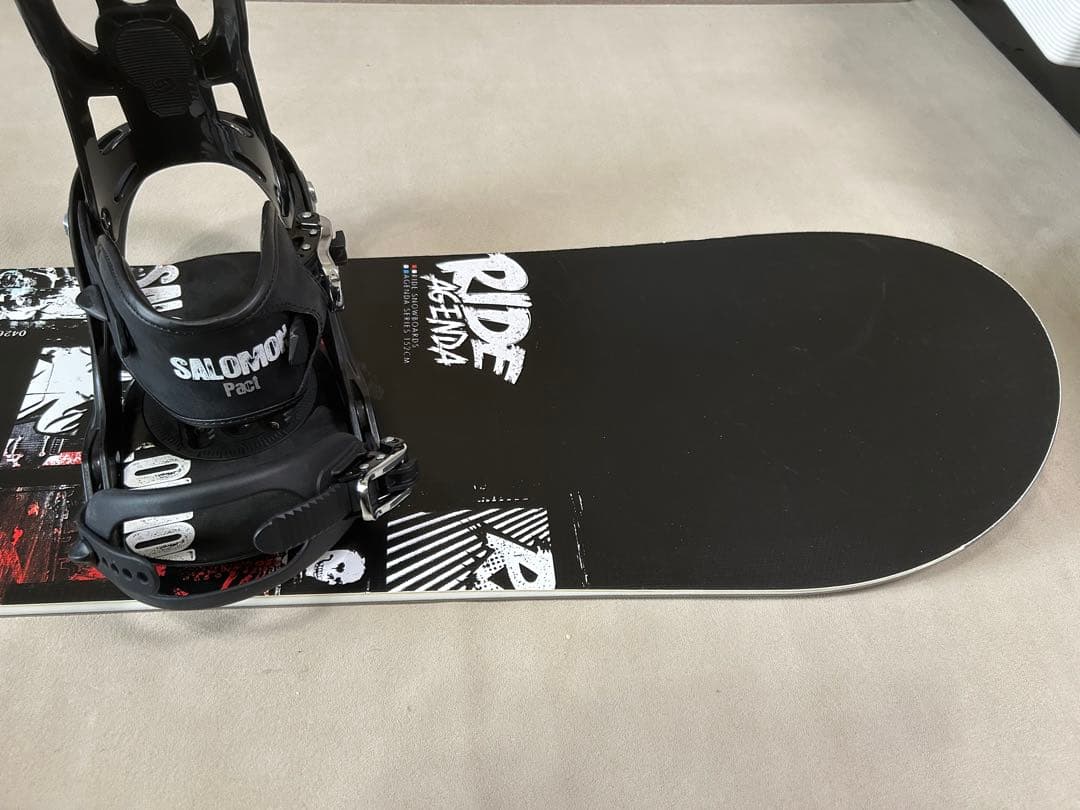 スノーボード４点セット　RIDE 152✖️Salomon✖️Salomon