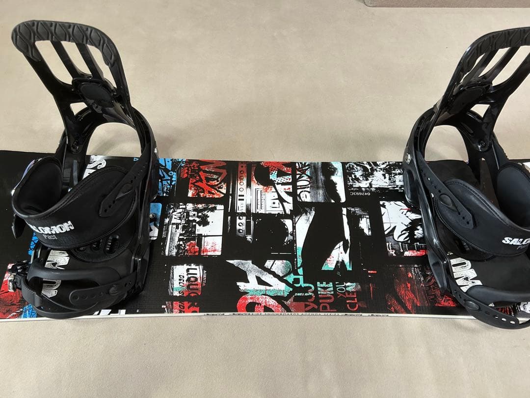 スノーボード４点セット　RIDE 152✖️Salomon✖️Salomon