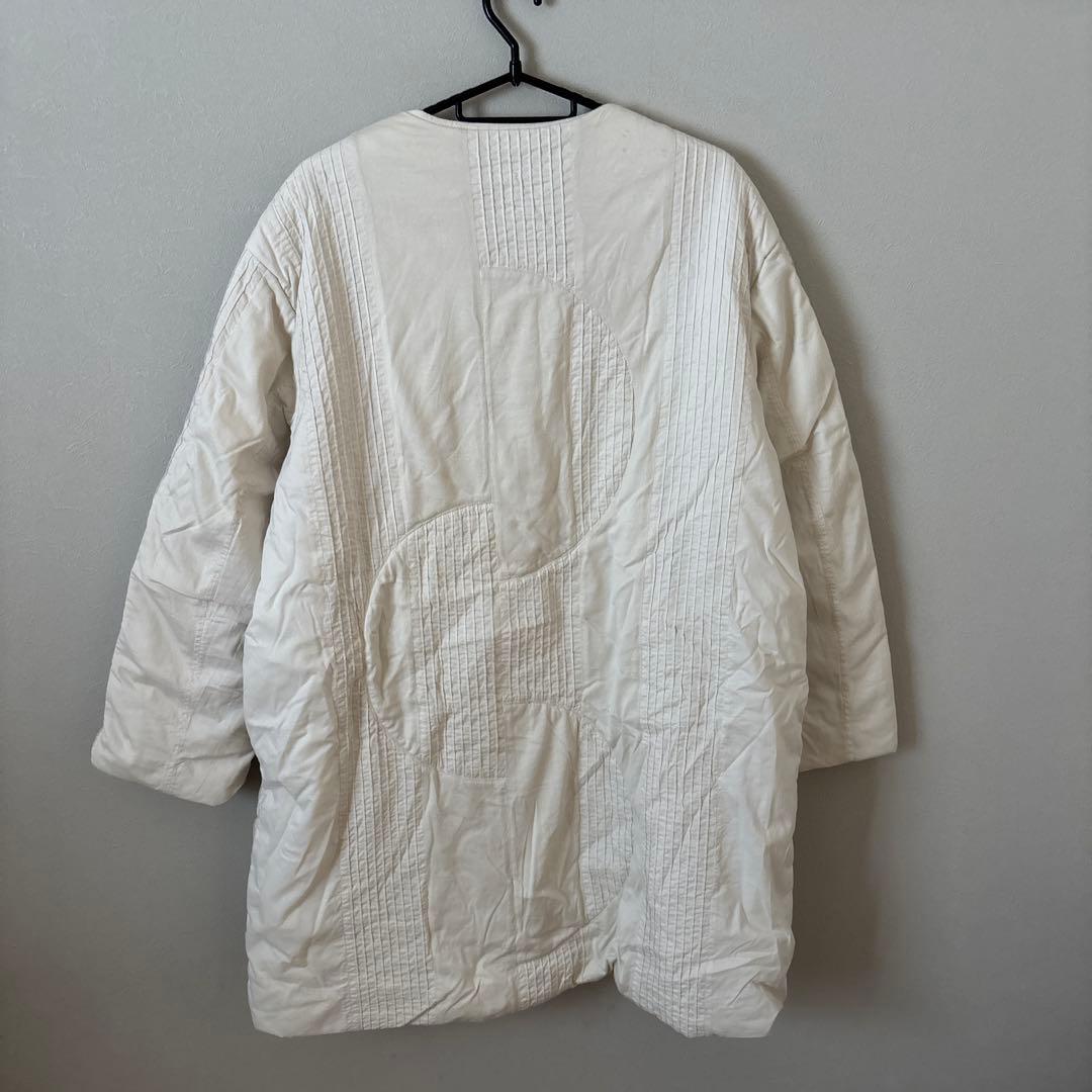 YACCOMARICARDオーバーサイズ アイボリー　コットン中綿　ジャンパー