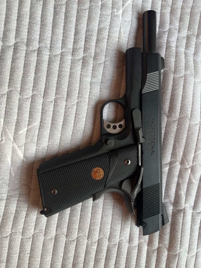 ブラック ガスガン 金属製バレル 1911 MEU