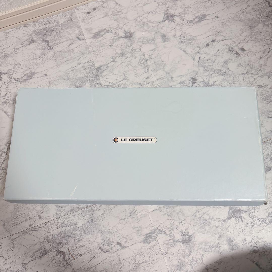 【新品未使用】ル・クルーゼ お食い初め 離乳食 ベビー 7点セット ブルー