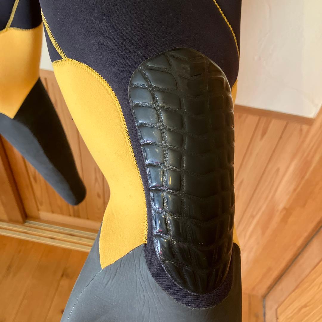 セミドライ3mm　tutto ウェットスーツ　 ブラック/イエロー