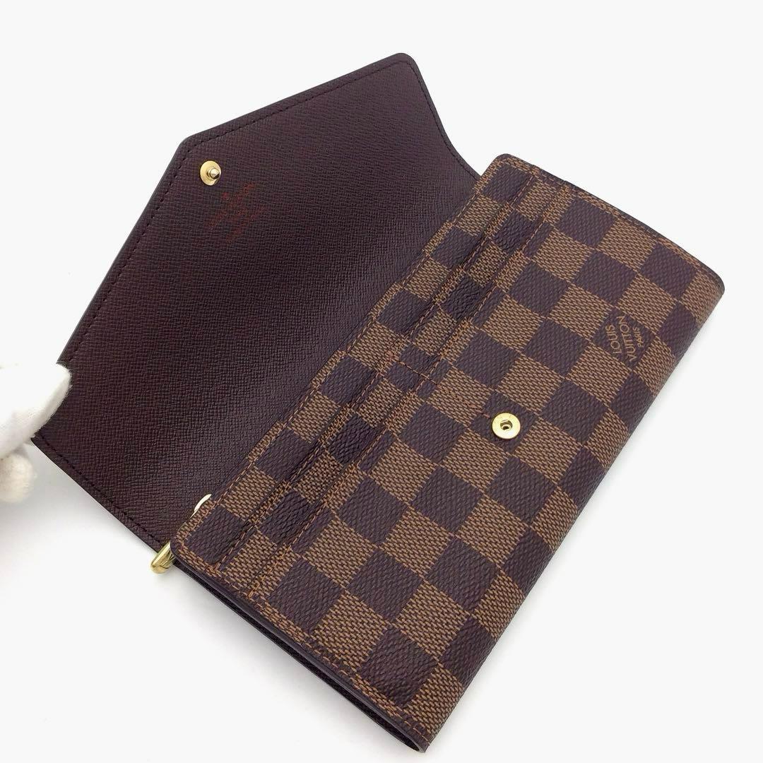 ルイヴィトン ダミエ 長財布 ポルトフォイユ サラ N63209 ICチップ